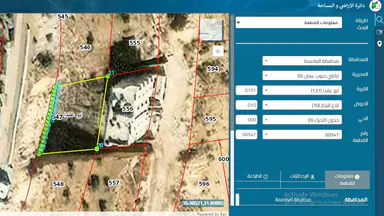 أرض - ابو علندا بين دوار كارفور ودوار البنزين  - 65000 دأ